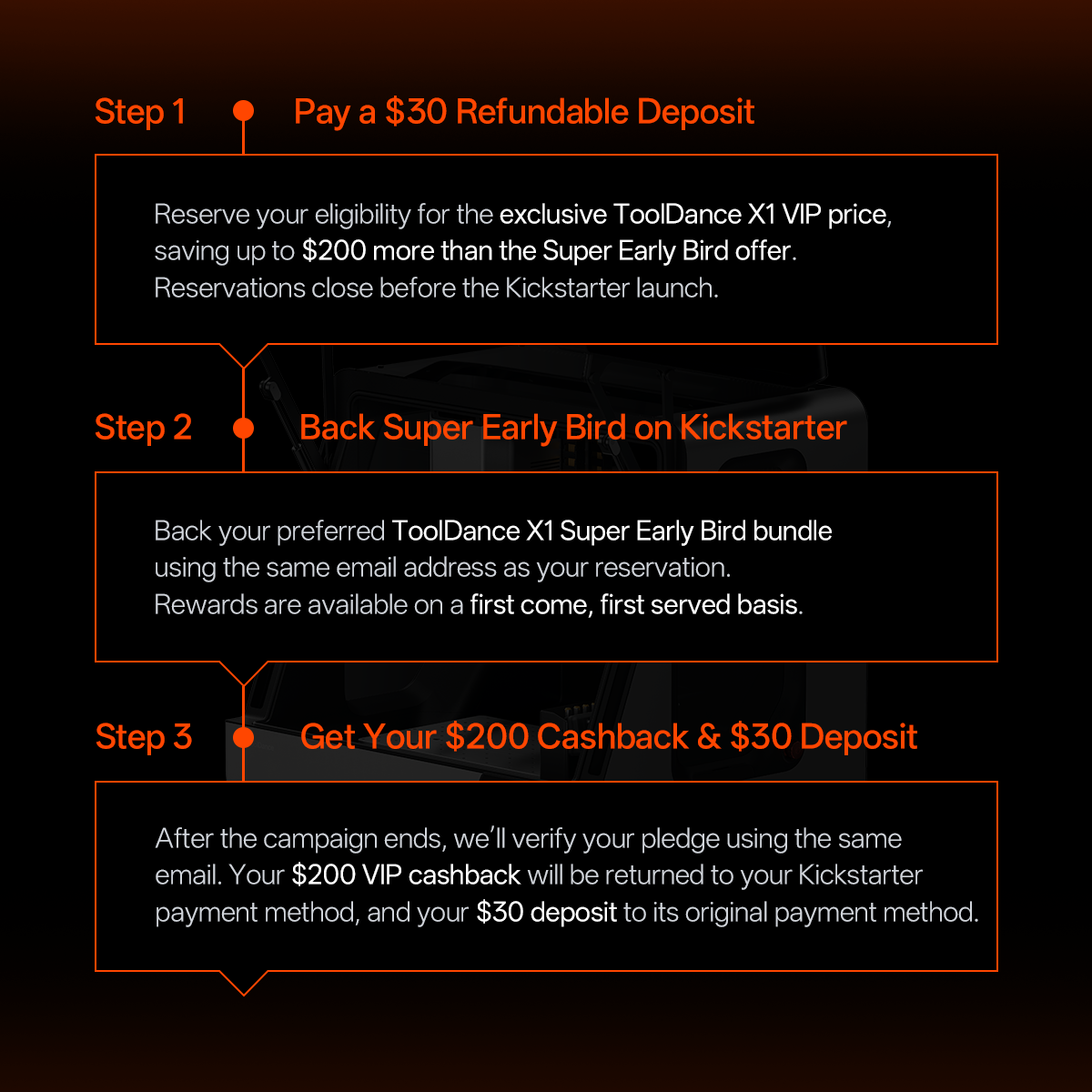 ToolDance X1 - VIP Reservation